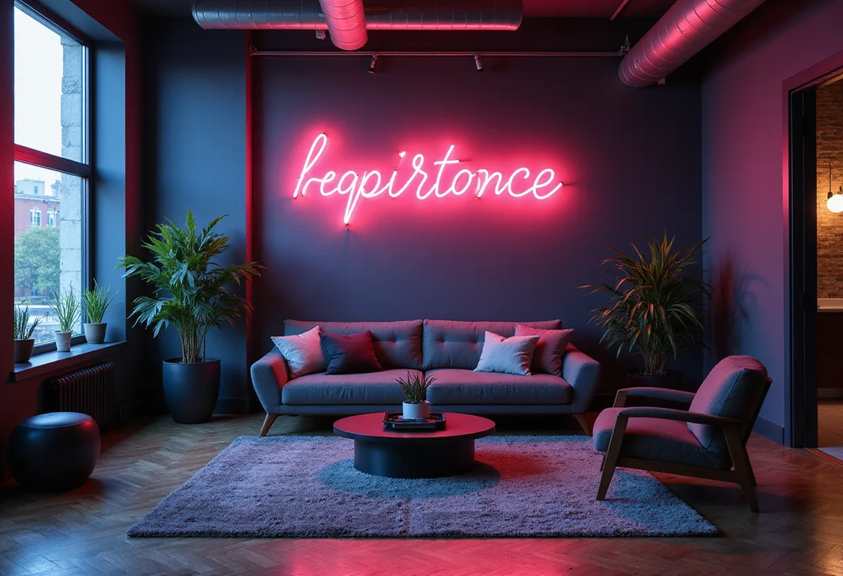 Inside Stephen Antonakos’s Neon-Lit SoHo Apartment