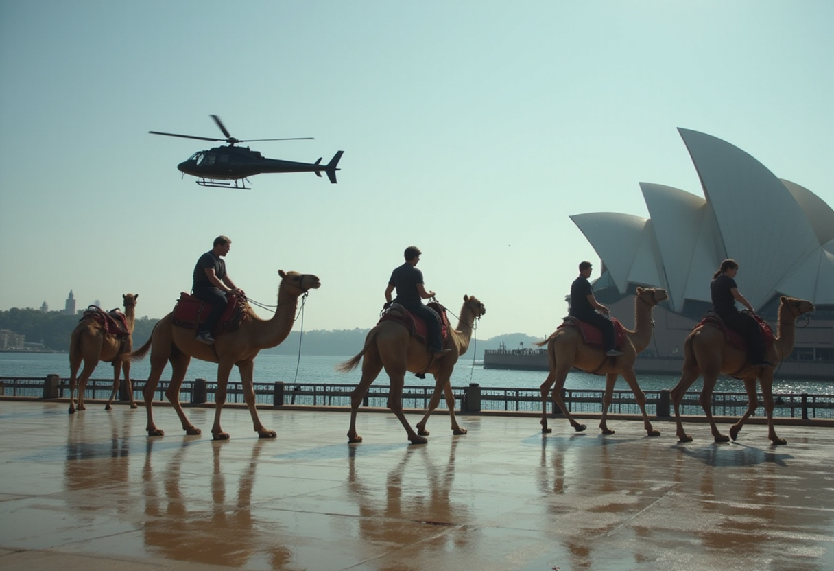 With Helicopters and Dancing Camels, an Opera House Changes Its Groove
