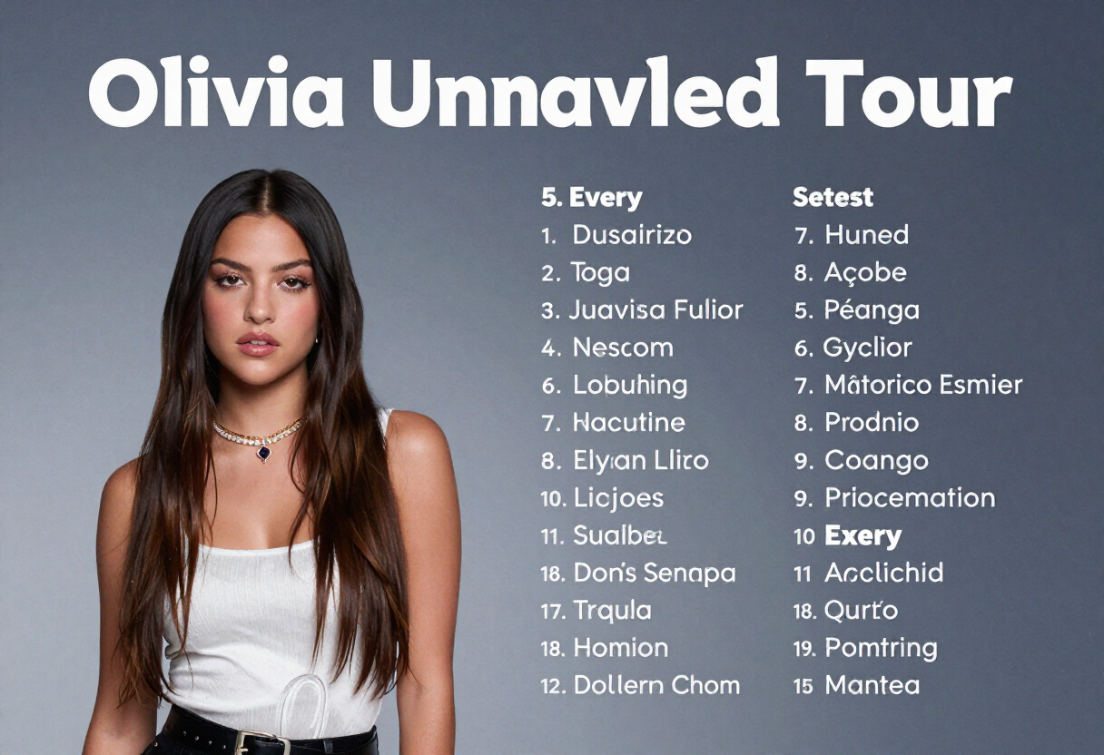 Olivia Rodrigo’s ‘Unraveled’ Tour Setlist: Every Song Played on Opening Night in Connecticut