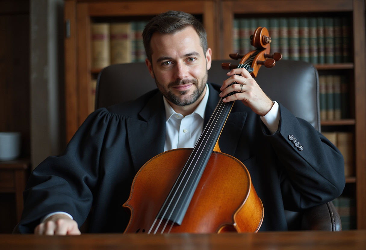 Former BBC cellist is now High Court judge