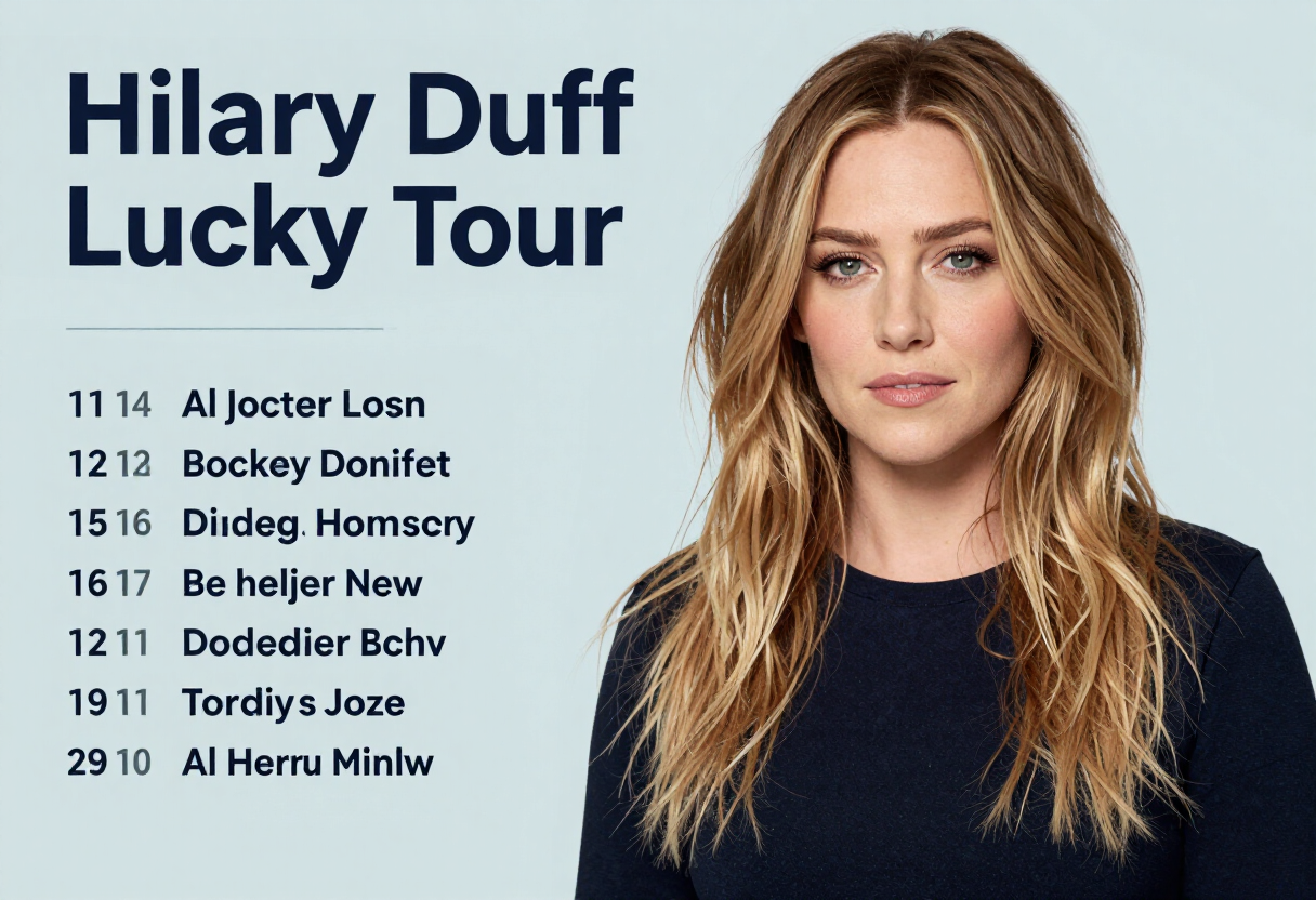 Lucky Us: Hilary Duff Has Revealed 2027 North American Tour Dates