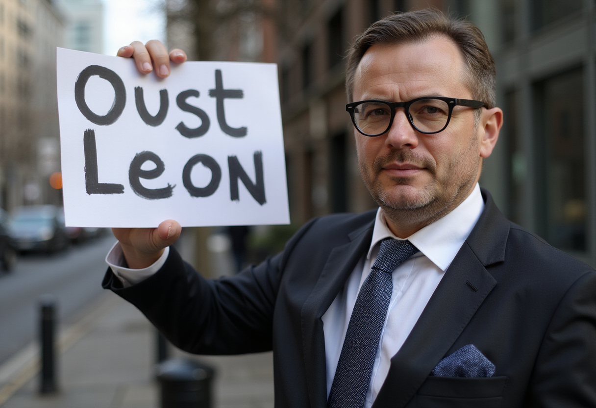 Duo Calls to Oust Leon Black in Protest Outside MoMA