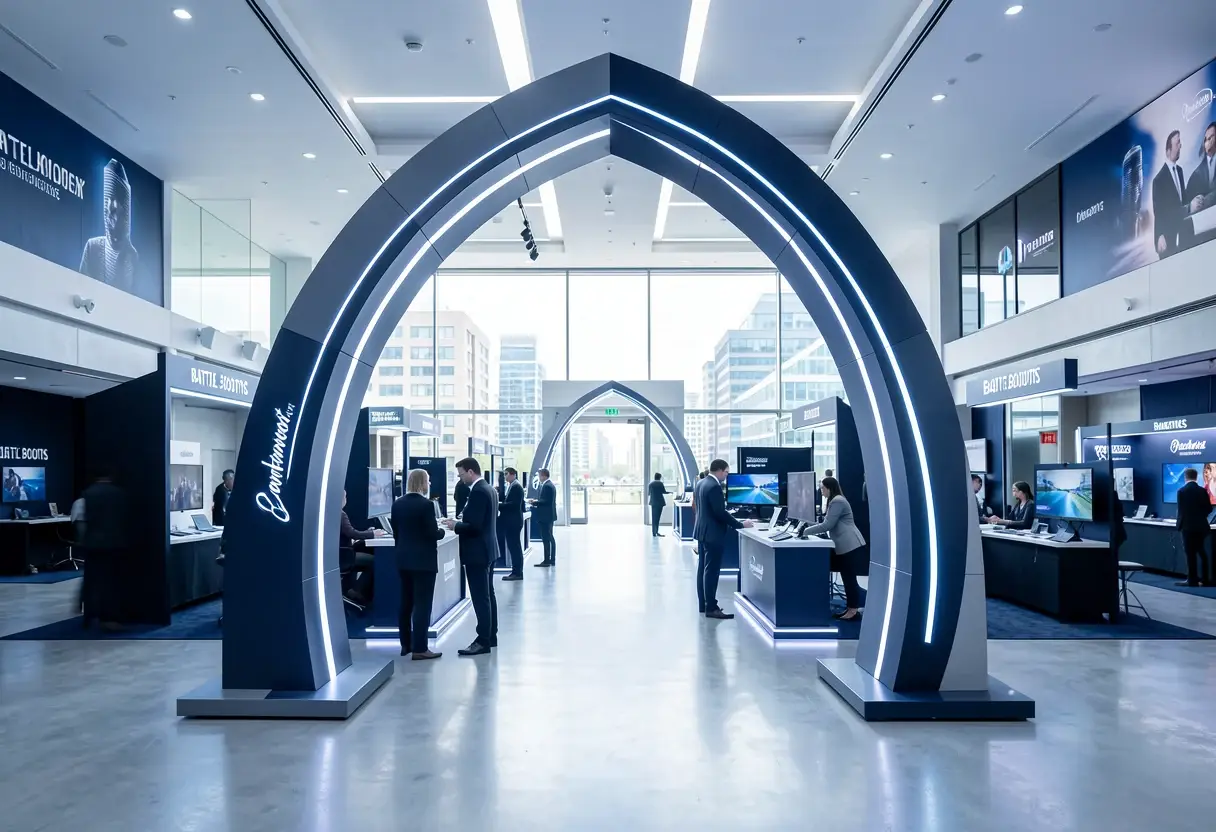 Battle of the Booths: Paramount Brings its Iconic Arch to Cannes as Eye-Catching Mipcom Stands Reflect Market Realities