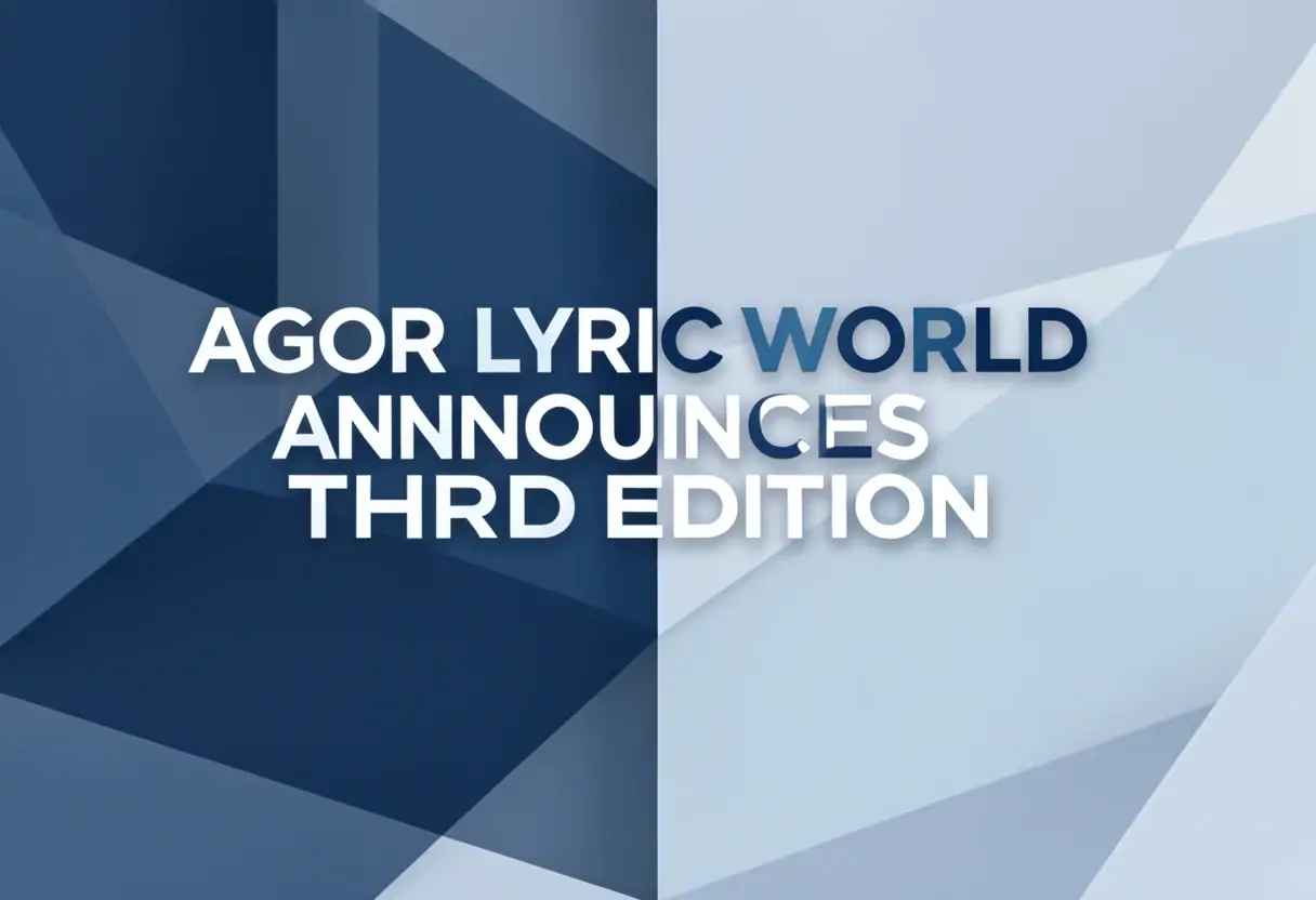 Agorà Lyric World Announces Third Edition