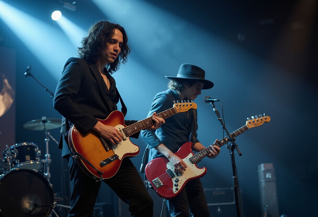 Jack White Welcomes Nick Valensi, on a Break from the Strokes, at His L.A. Gig