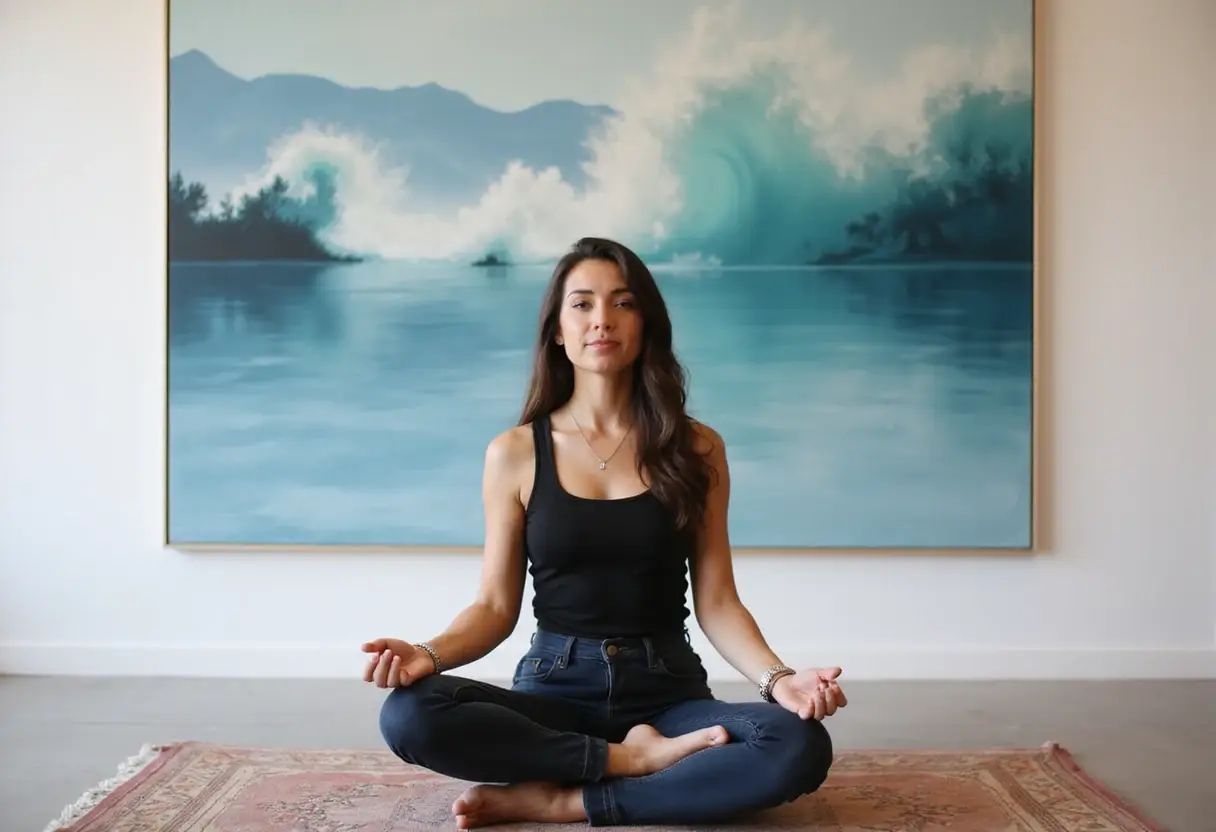 Marina Perez Simão Wants You to Meditate in Front of Her Paintings at Frieze London