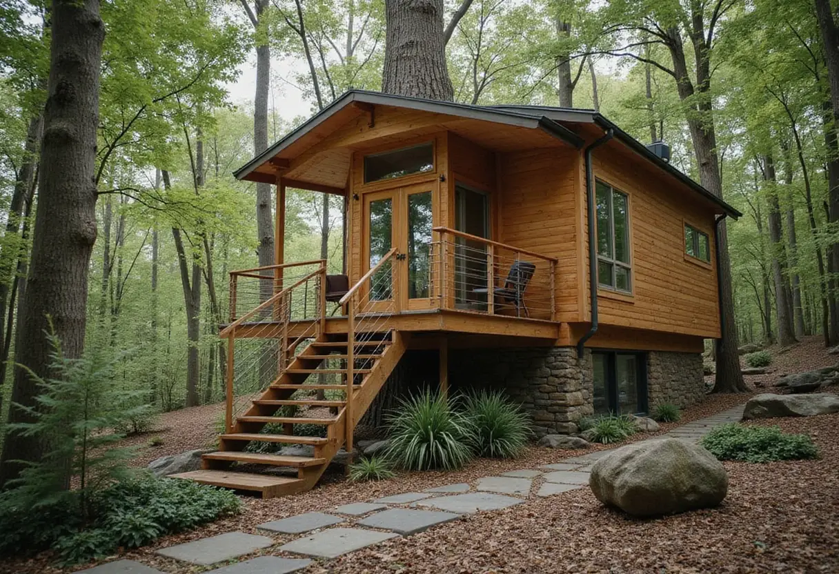 This Midcentury "Treehouse" Is Tailored for Its Tech-Founder Owner—Right Down to the Velvet Conversation Pit and Dry-Era