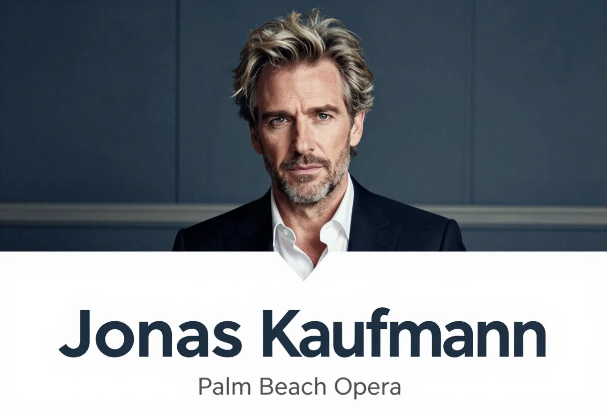 Jonas Kaufmann to Headline Palm Beach Opera Gala