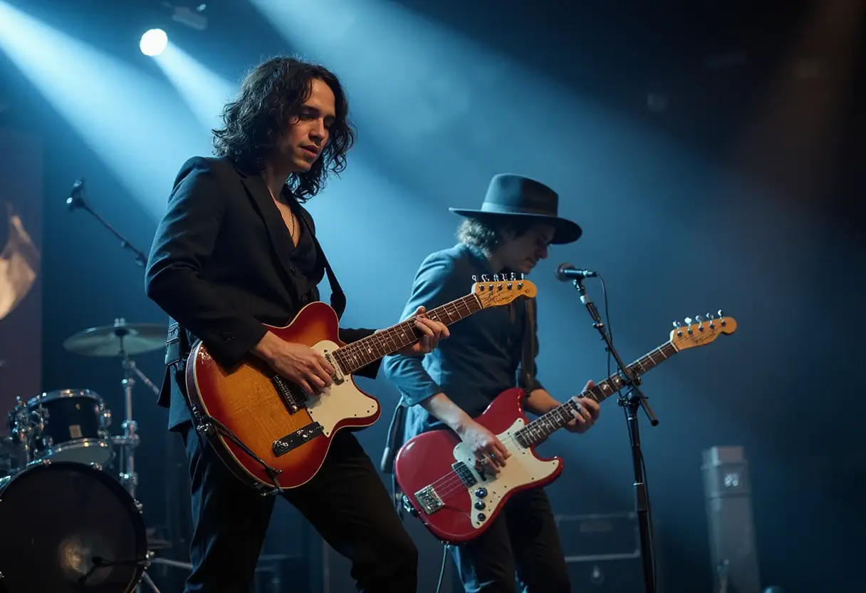 Jack White Welcomes Nick Valensi, on a Break from the Strokes, at His L.A. Gig